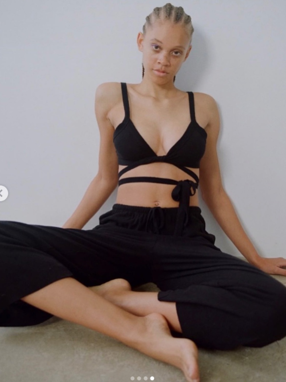 New Ozma Wrap Bra Silk - Picture 2 of 9